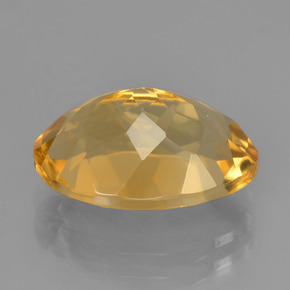5,15 ctw natürlicher goldener Citrin, Oval Schliff, VVS
