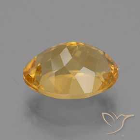 9,17 ctw natürlicher Tiefes Goldorange Citrin, Oval, VS