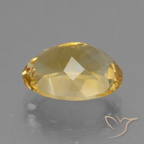 9,17 ctw natürlicher Mittelhelles Gold Citrin, Oval, VVS