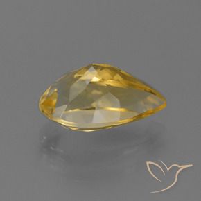 9,17 ctw natürlicher Helles Gold Citrin, Birnenform, VVS
