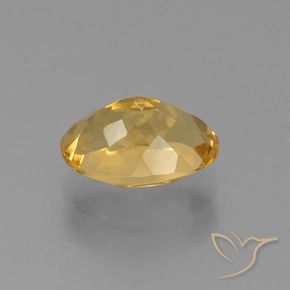 9,17 ctw natürlicher Mittel-Dunkelgold Citrin, Oval, VVS-VS