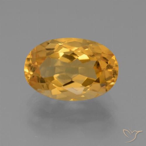 3.01ct Natürlicher Orange-Gold Citrin, Oval, VVS-VS