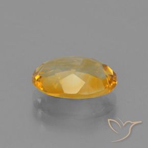 9,17 ctw natürlicher Dunkelgolden Citrin, Oval, VVS-VS