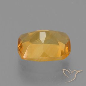 9,17 ctw natürlicher Tiefes Orange-Gold Citrin, Kissen, VVS-VS