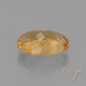 9,17 ctw natürlicher Orange-Gold Citrin, Oval, VVS-VS
