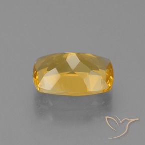 9,17 ctw natürlicher Mittelgold Citrin, Kissen, VVS-VS