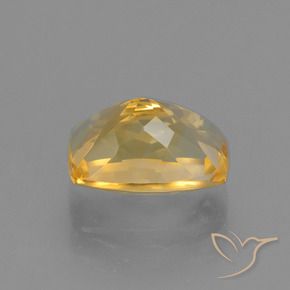 9,17 ctw natürlicher Tiefes Goldorange Citrin, Kissen, VVS-VS