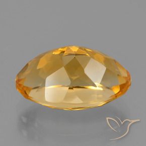 3,86 ctw natürlicher goldener Citrin, Oval Schliff, VVS-VS