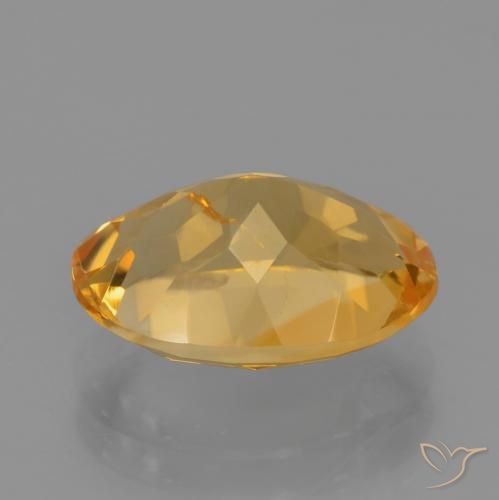 9,17 ctw natürlicher Dunkelorange-Gold Citrin, Oval, VS