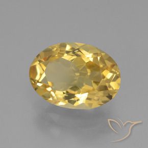 9,17 ctw natürlicher Mittelhelles Gold Citrin, Oval, VVS-VS