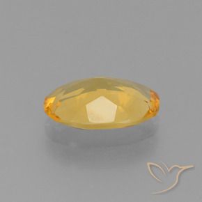 9,17 ctw natürlicher Dunkelgolden Citrin, Oval, VVS-VS