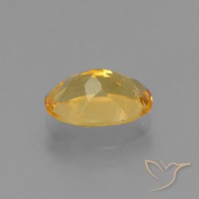 9,17 ctw natürlicher Tiefes Goldorange Citrin, Oval, VS