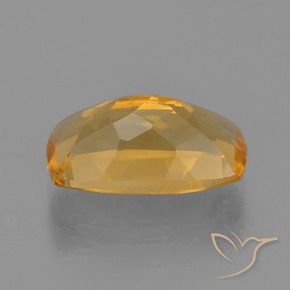 9,17 ctw natürlicher Tiefes Orange-Gold Citrin, Kissen, VVS-VS