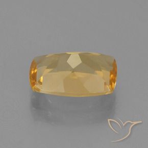 9,17 ctw natürlicher Mittel-Dunkelgold Citrin, Kissen, VVS-VS