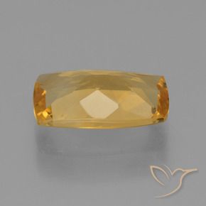 9,17 ctw natürlicher Mittel-Dunkelgold Citrin, Kissen, VVS