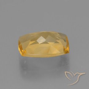 9,17 ctw natürlicher Mittel-Dunkelgold Citrin, Kissen, VVS