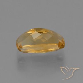9,17 ctw natürlicher Tiefes Goldorange Citrin, Kissen, VVS-VS