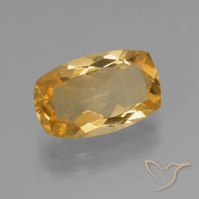 9,17 ctw natürlicher Tiefes Goldorange Citrin, Kissen, VVS-VS