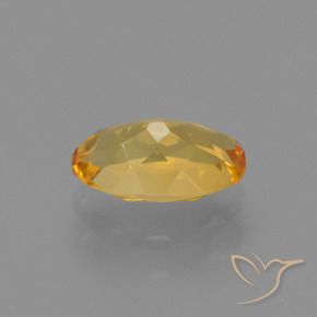 9,17 ctw natürlicher Tiefes Orange-Gold Citrin, Oval, VVS-VS