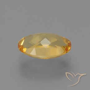 9,17 ctw natürlicher Mittel-Dunkelgold Citrin, Oval, VVS-VS