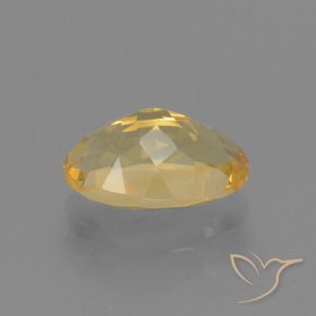 9,17 ctw natürlicher Mittelgold Citrin, Oval, VVS-VS