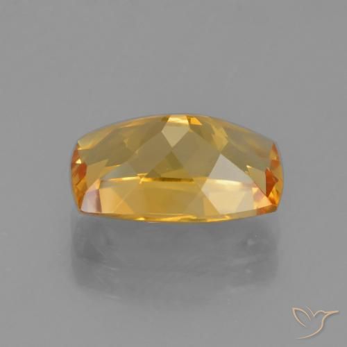 9,17 ctw natürlicher Tiefes Orange-Gold Citrin, Kissen, VVS-VS