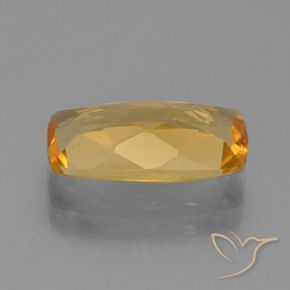 9,17 ctw natürlicher Dunkelorange-Gold Citrin, Kissen, VVS-VS