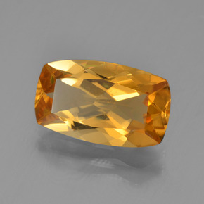 2,64 ctw natürlicher Gold Citrin, Kissenschliff, VVS-VS