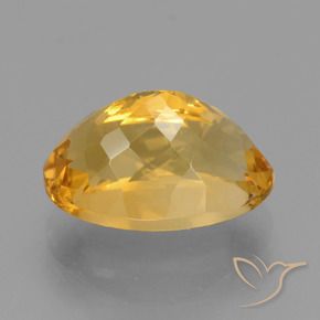 9,17 ctw natürlicher Orange-Gold Citrin, Oval, VVS-VS