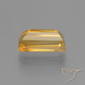 9,17 ctw natürlicher Orange-Gold Citrin, Baguette, VVS-VS