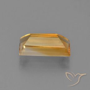 9,17 ctw natürlicher Orange-Gold Citrin, Baguette, VVS-VS