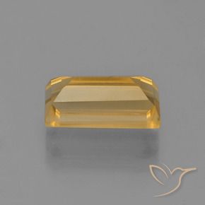 9,17 ctw natürlicher Mittel-Dunkelgold Citrin, Baguette, VVS-VS