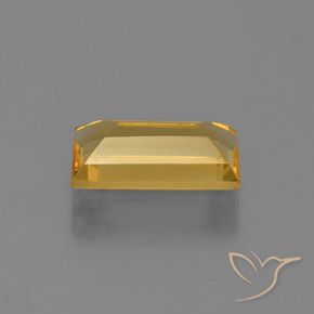 9,17 ctw natürlicher Mittelgold Citrin, Baguette, VVS-VS