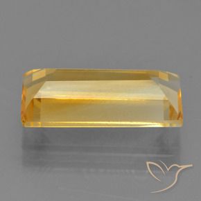 9,17 ctw natürlicher Mittelgold Citrin, Baguette, VS
