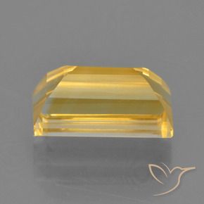 9,17 ctw natürlicher Mittelgold Citrin, Baguette, VS