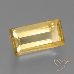 9,17 ctw natürlicher Mittleres Gold Citrin, Baguette, VS