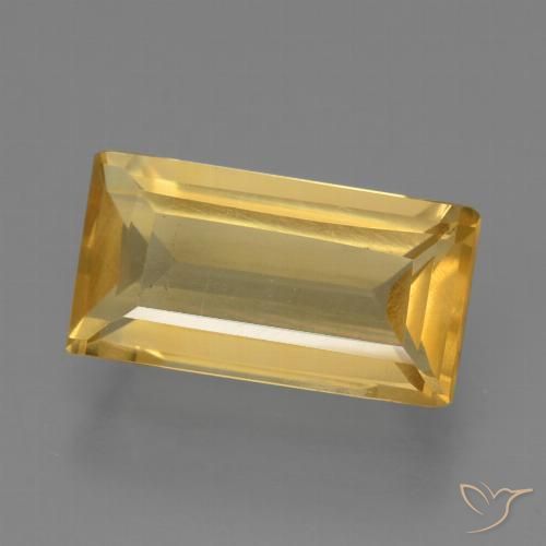 1.40ct Natürlicher Golden Citrin, Baguette, VS