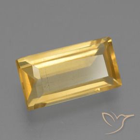 9,17 ctw natürlicher Golden Citrin, Baguette, VS