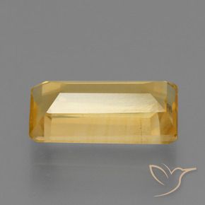 9,17 ctw natürlicher Golden Citrin, Baguette, VS