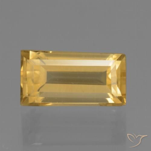 1.90ct Natürlicher Golden Citrin, Baguette, VS