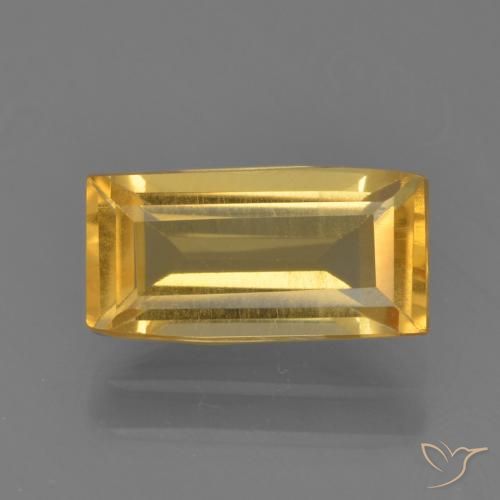 1.49ct Natürlicher Helles Gold Citrin, Baguette, VVS-VS