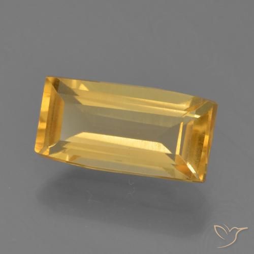 9,17 ctw natürlicher Helles Gold Citrin, Baguette, VVS-VS
