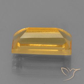 9,17 ctw natürlicher Mittelgold Citrin, Baguette, VVS-VS