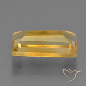 9,17 ctw natürlicher Mittelgold Citrin, Baguette, VS