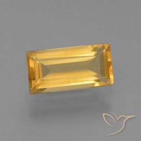 9,17 ctw natürlicher Mittleres Gold Citrin, Baguette, VS