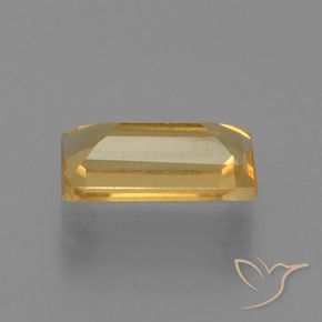 9,17 ctw natürlicher Mittleres Gold Citrin, Baguette, VS