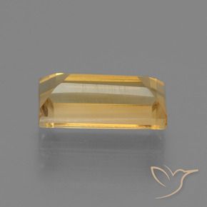 9,17 ctw natürlicher Tiefes Goldorange Citrin, Baguette, VS