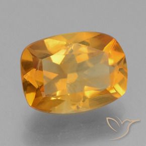 9,17 ctw natürlicher Tiefes Orange-Gold Citrin, Kissen, VS