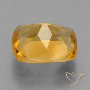 9,17 ctw natürlicher Mittelgold Citrin, Kissen, VVS-VS