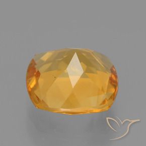 9,17 ctw natürlicher Tiefes Goldorange Citrin, Kissen, VS